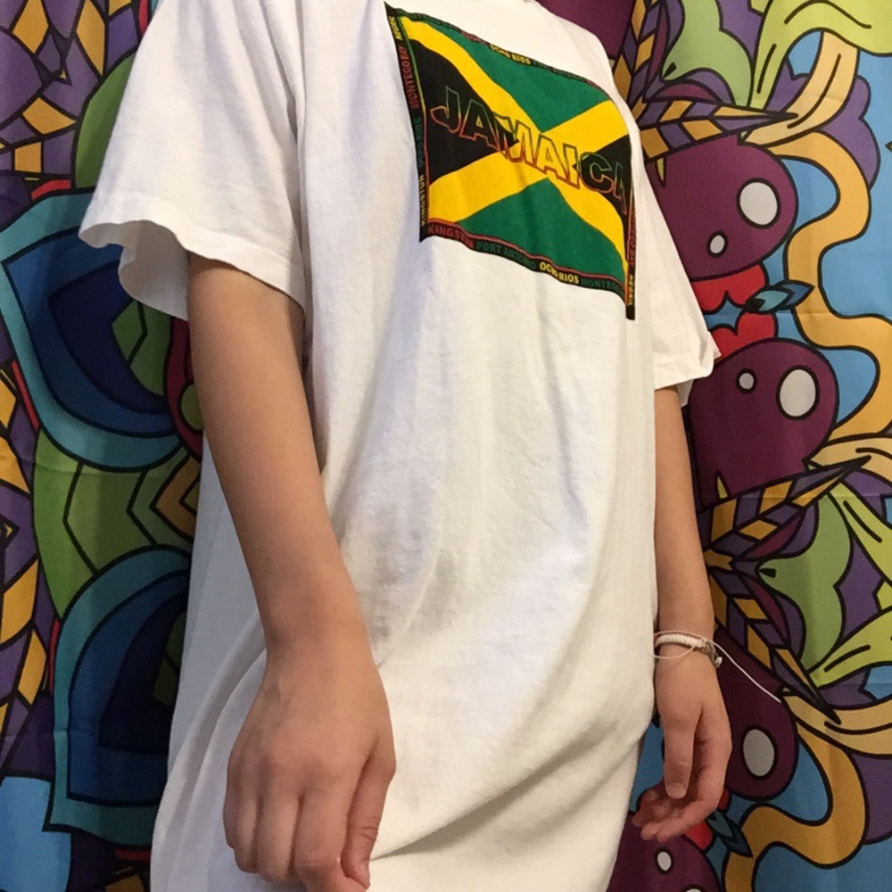 oversized jamaica shirt